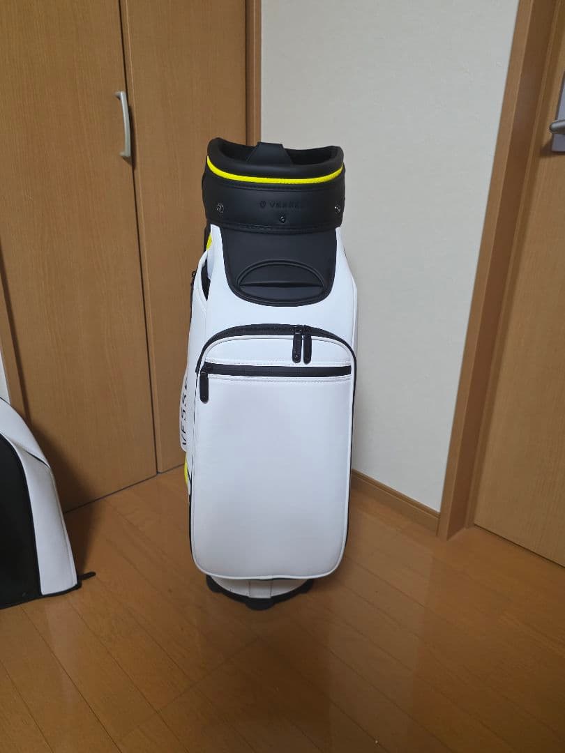 Vessel キャディバッグ ホワイト/イエロー