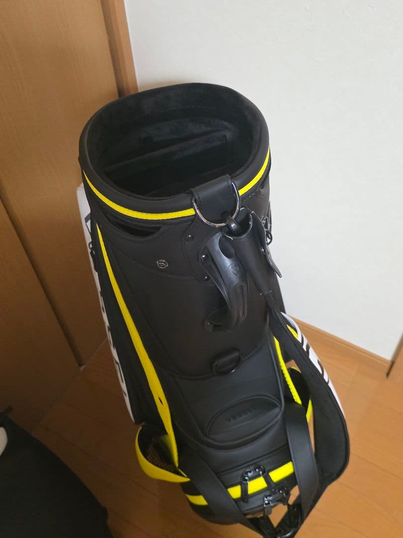 Vessel キャディバッグ ホワイト/イエロー