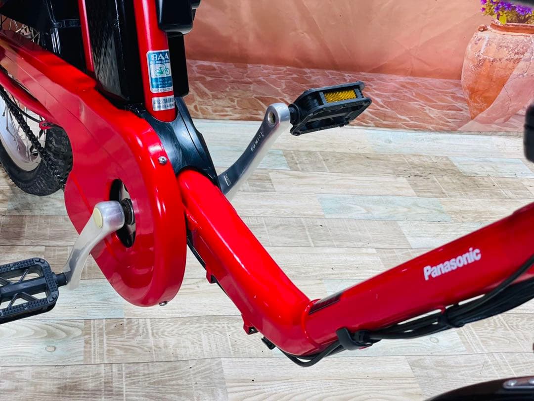 人気モデル！ギュット⭐️12AHパナソニック子供乗せ電動アシスト自転車Y2129