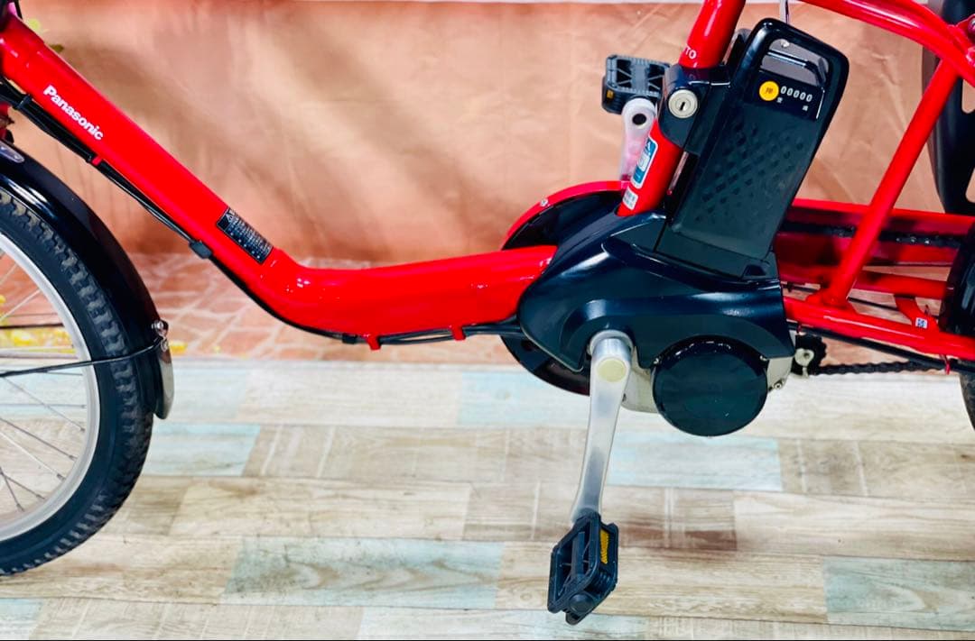 人気モデル！ギュット⭐️12AHパナソニック子供乗せ電動アシスト自転車Y2129