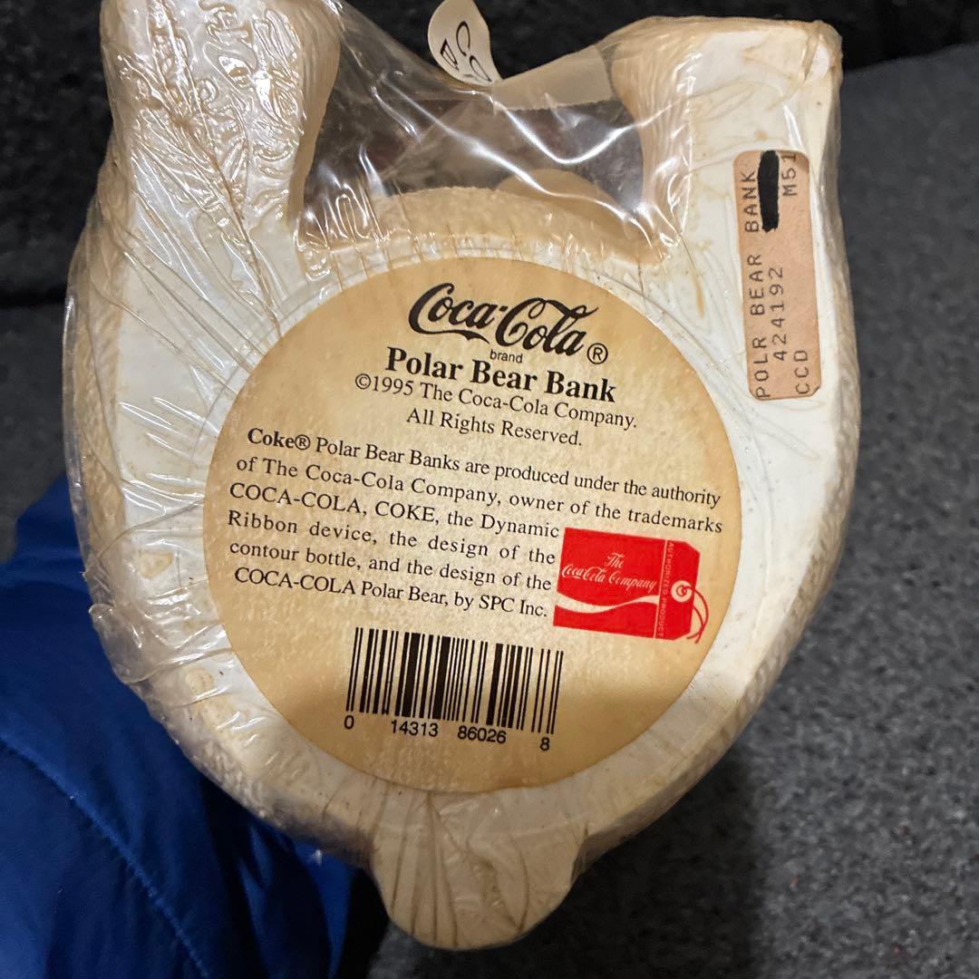 コカコーラ　白熊　貯金箱　新品 アメトイ　アドバタイジング