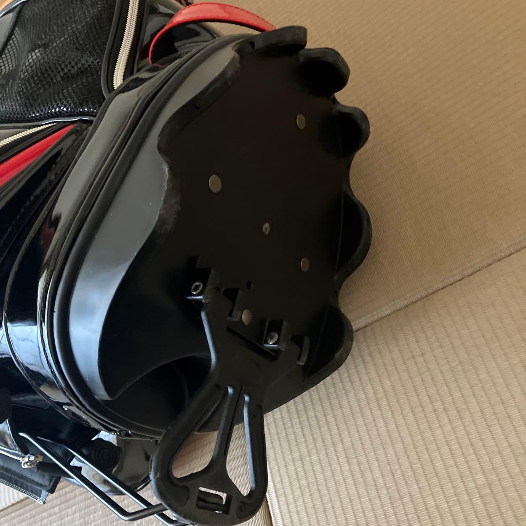 イオミック キャディバッグ 黒/赤