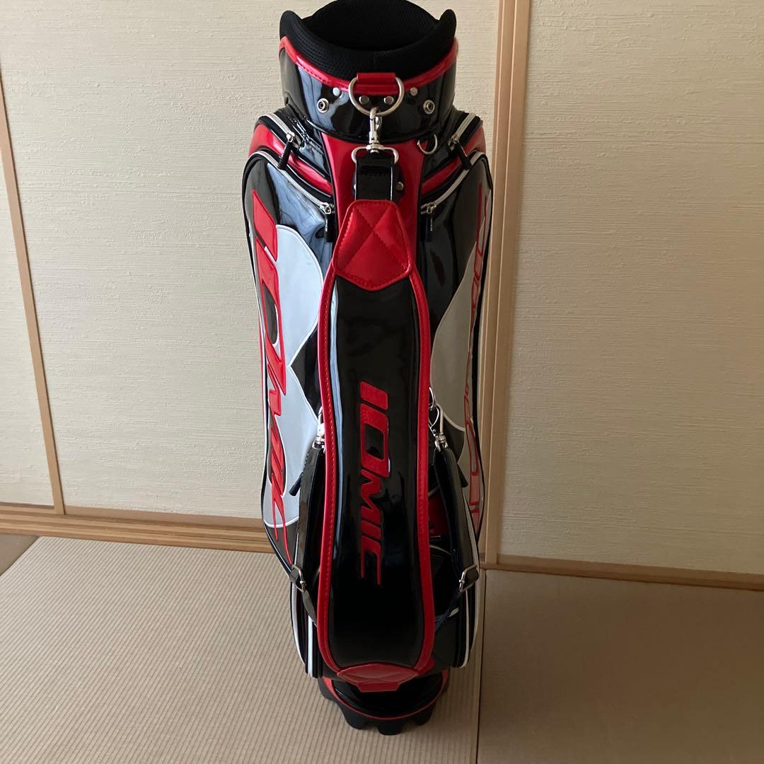 イオミック キャディバッグ 黒/赤