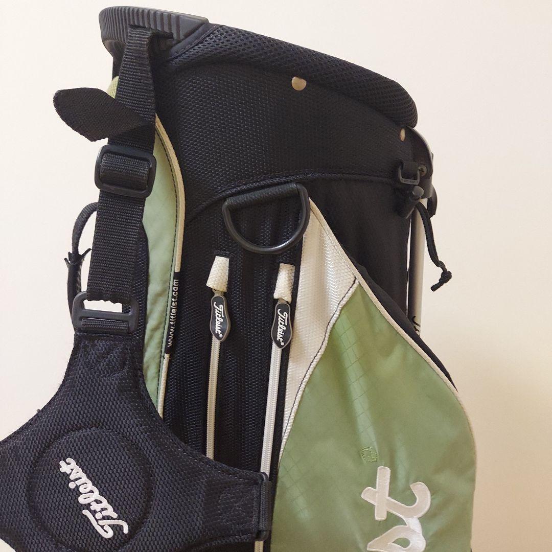Titleist タイトリスト 軽量 キャディバック スタンド ライムグリーン