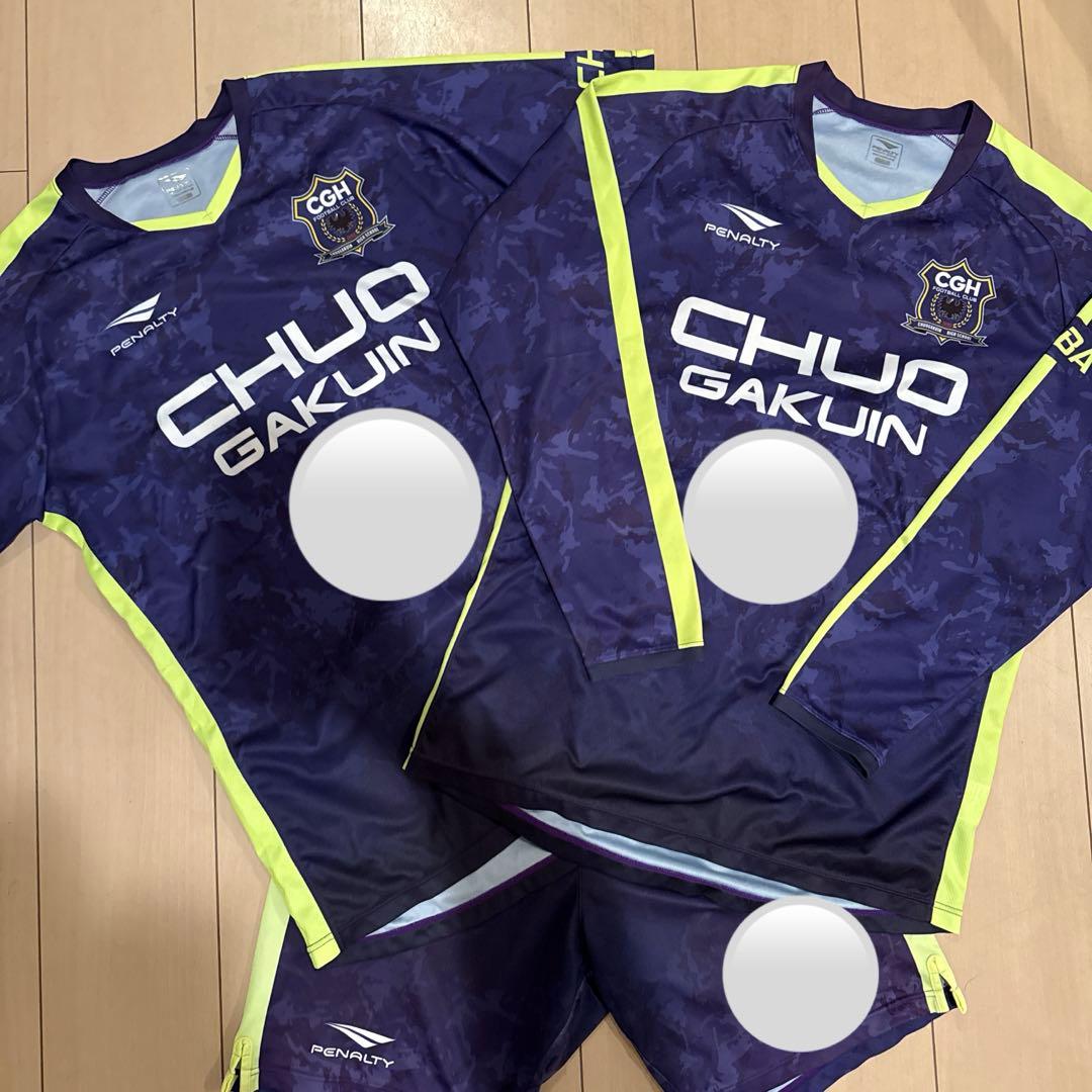 ヒ*デ様 中央学院高校サッカー部　ユニフォーム　紫
