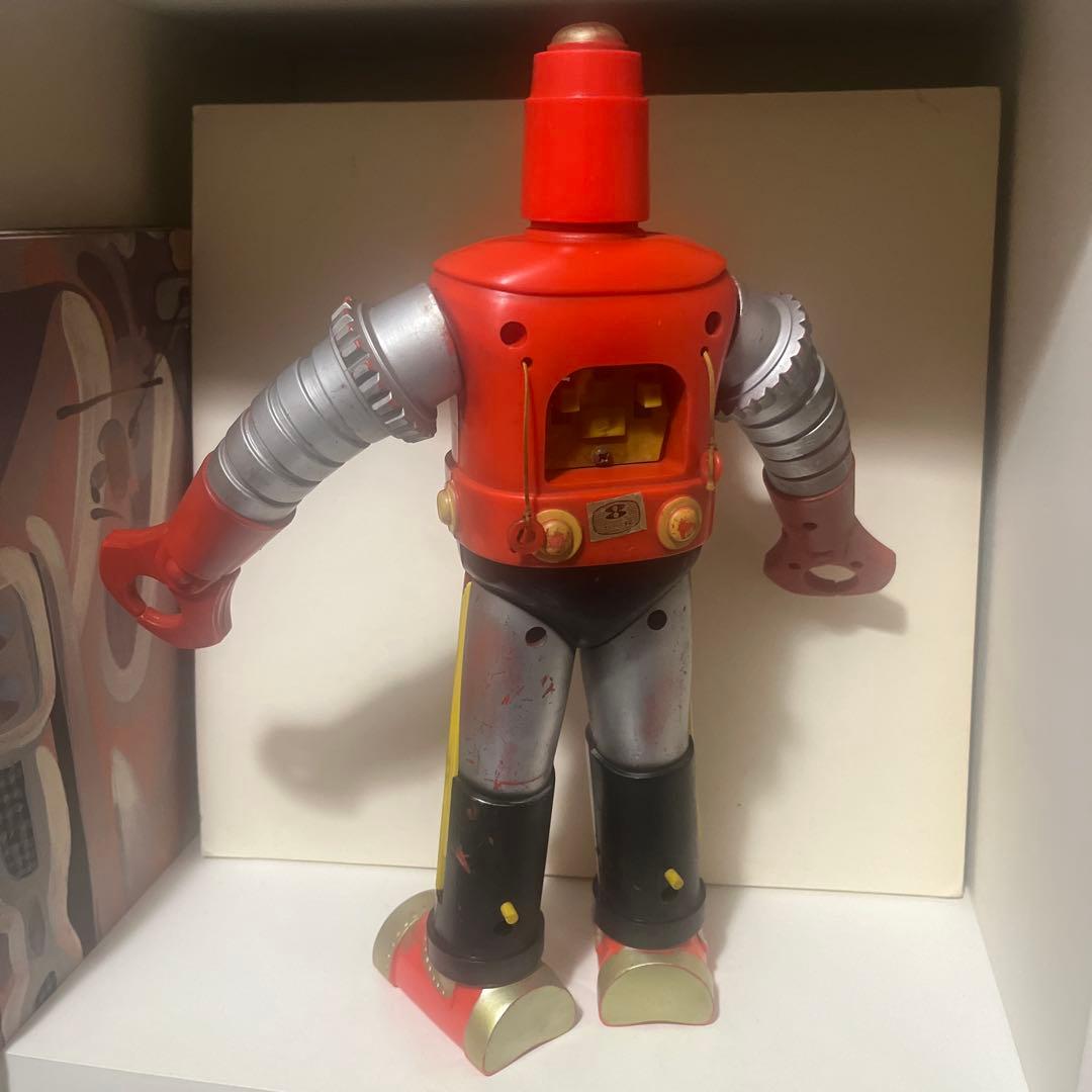 ブルマァク メカニック ブレイザー ソフビ フィギュア 冒険ロックバット 当時物