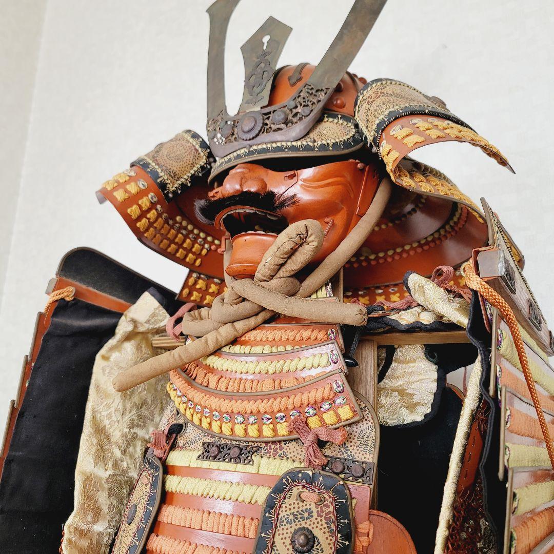 伝統的日本甲冑　赤備え　鎧兜　甲冑　武具　具足　鎧　兜　等身大