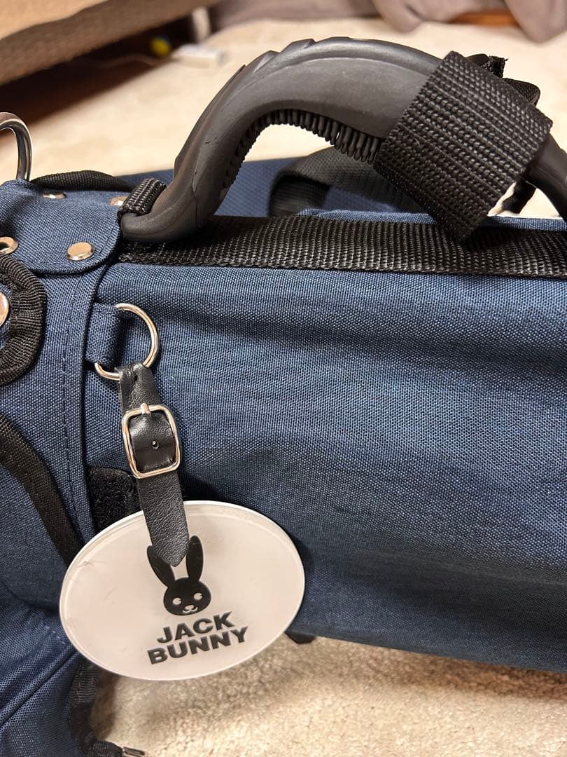 ジャックバニー キャディバッグ ネイビー