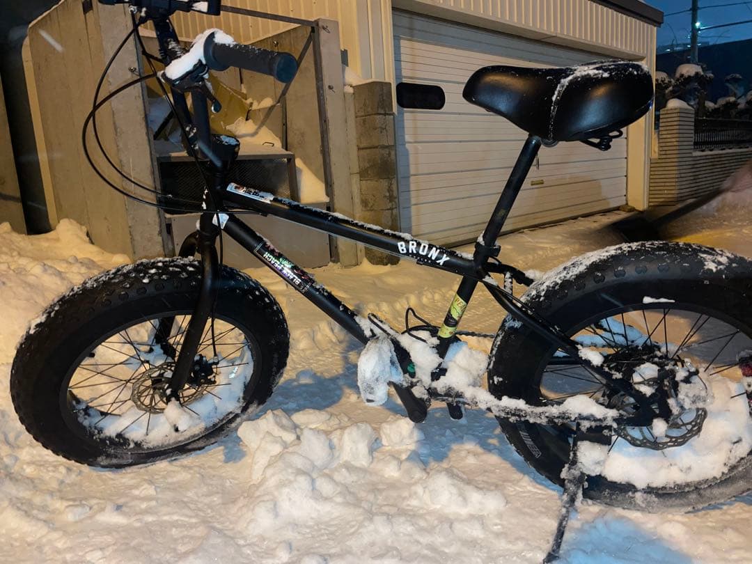 BRONX ファットバイクカスタム雪道走行用