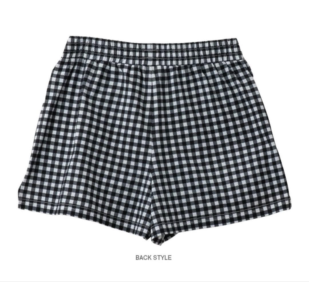 未開封　アドミラル　ギンガムチェックサイドスリットショーツATLA417 M