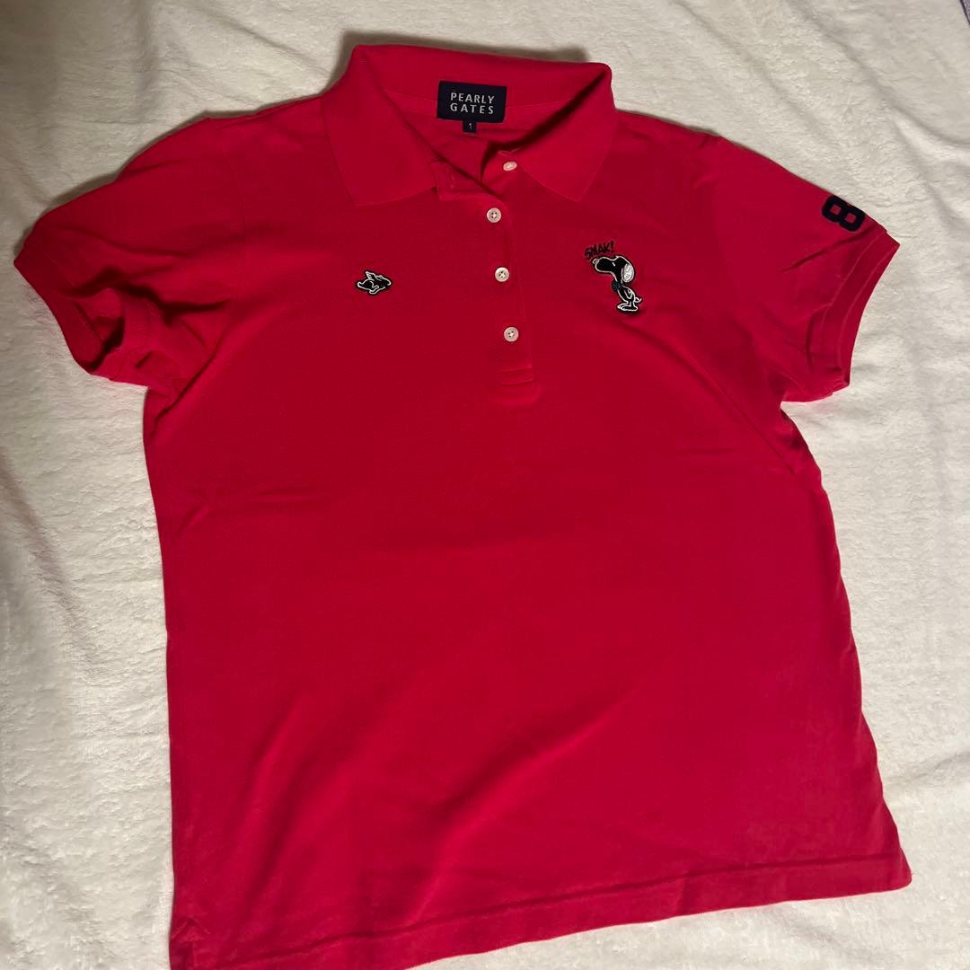 【パーリゲイツ/スヌーピー】ポロシャツとパンツセット