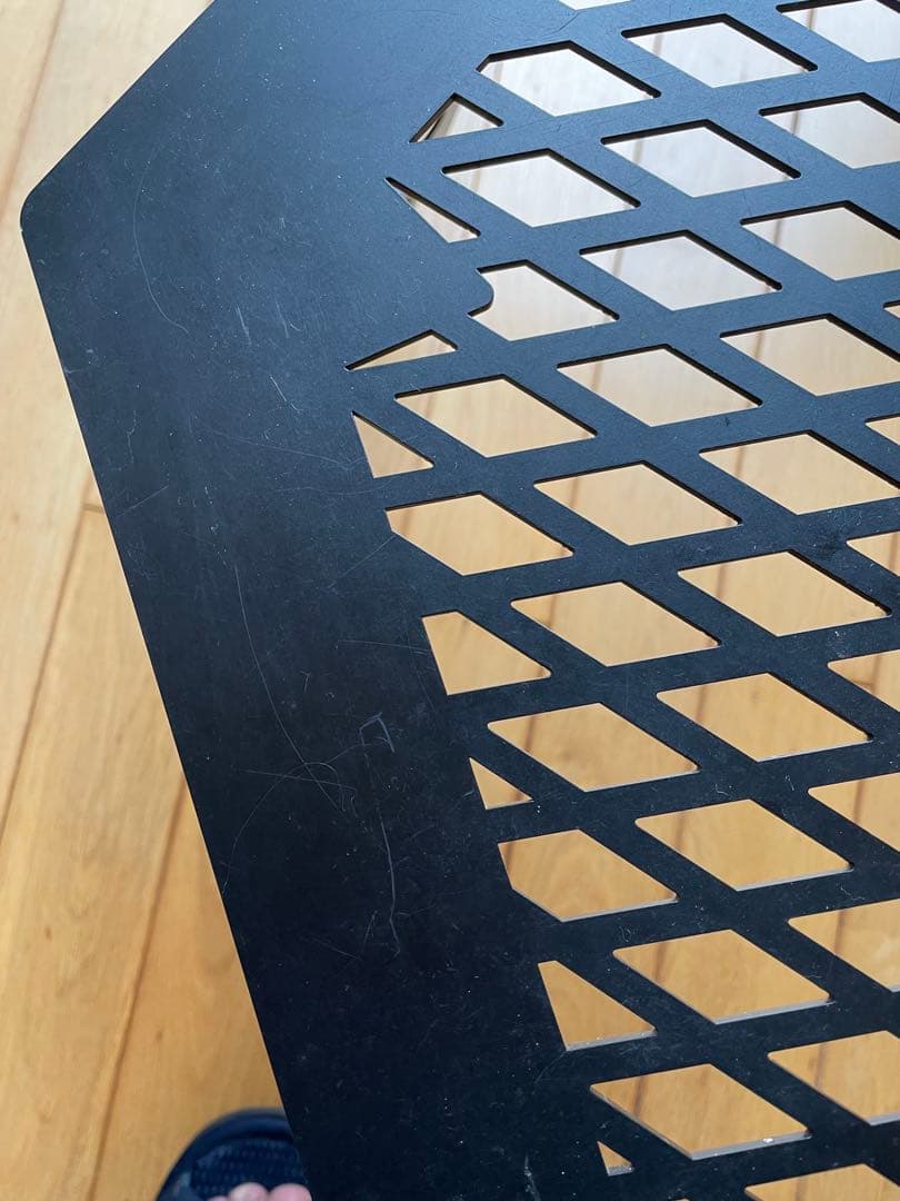 アナキャン ANCAM メタヘキテ L 脚長 六角形 アイアン テーブル