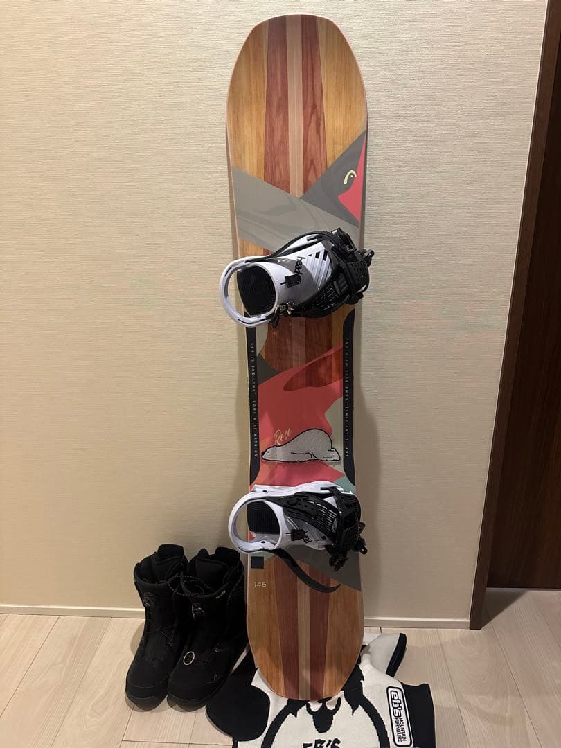 【2026年購入】HEAD レディース　スノーボード　3点セット【1日3h使用】