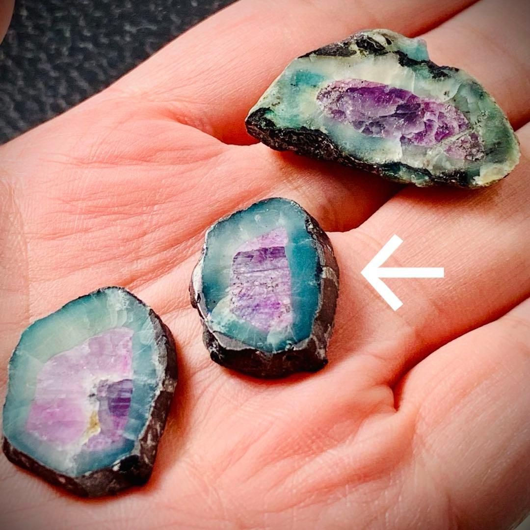 珍品！カシミールサファイアスライスa