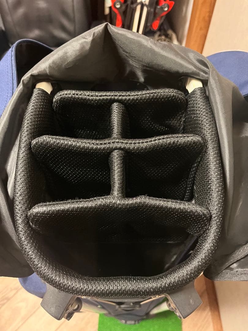 ジャックバニー キャディバッグ ネイビー 美品