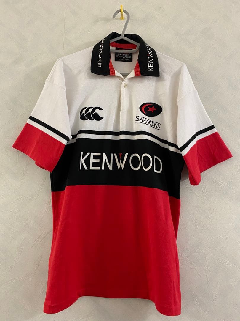 CANTERBURY SARACENS ラガーシャツ S KENWOOD