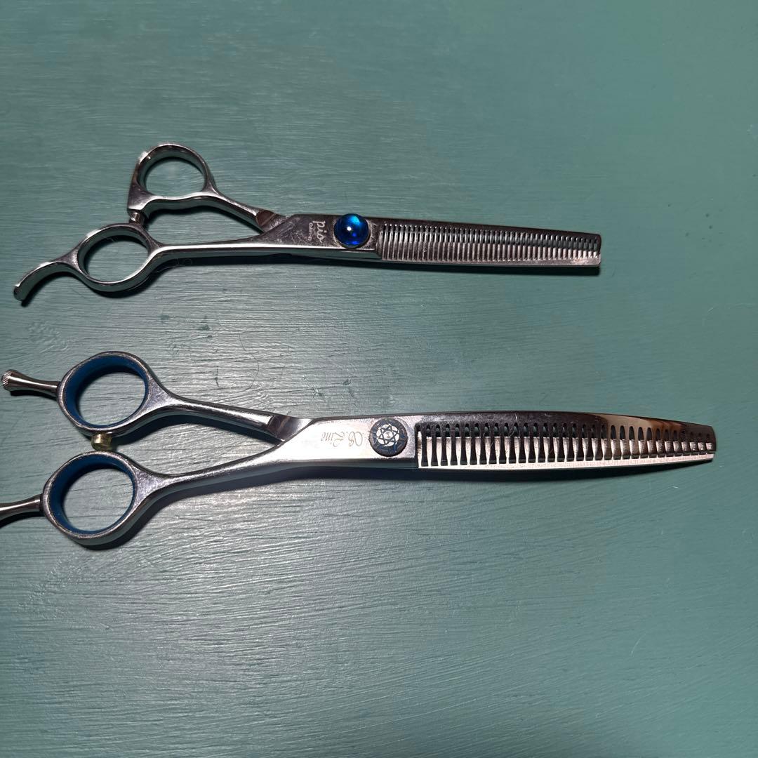 トリミングシザー　カーブブレンダー　セニングシザー