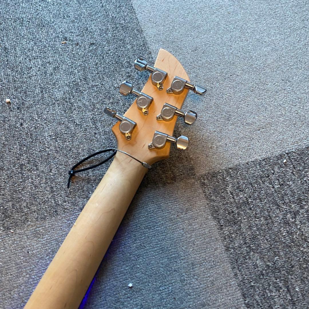 FERNANDES ハムバッカーLEDネック搭載 ブラックハート！フロイドローズ