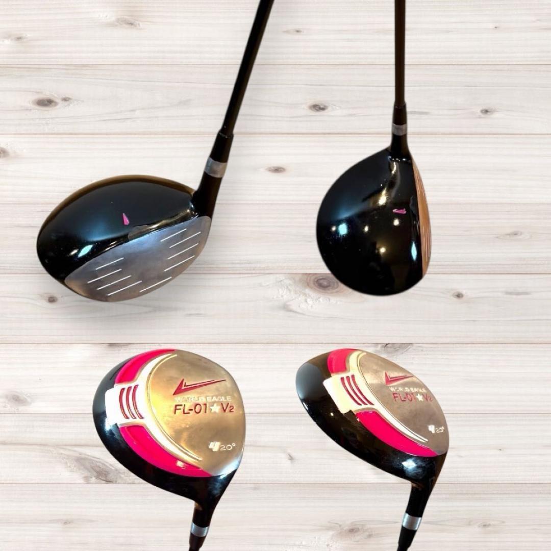 【おまけ付】ワールドイーグル FL-01 V2 10本セット クラブ ゴルフ