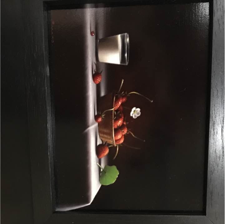 油絵  静物   写実画