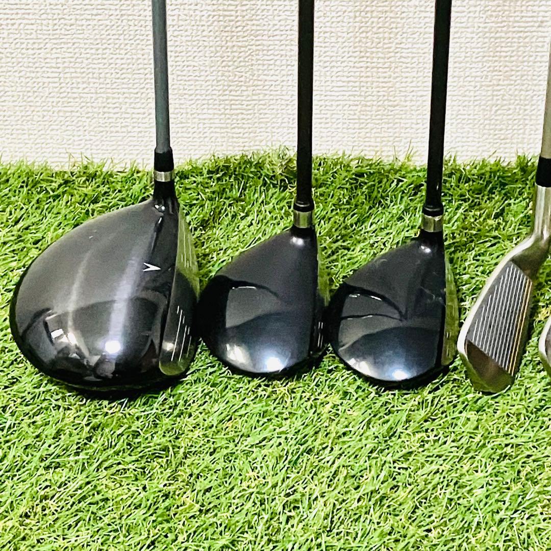 フィットウェイ レディース ゴルフクラブセット 8本 花柄 キャディバック