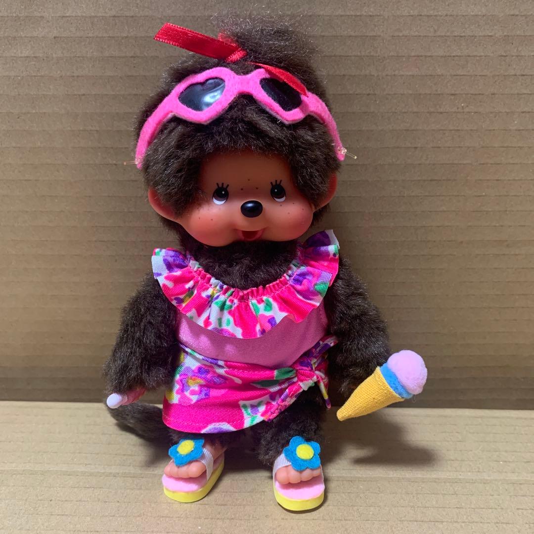【希少】モンチッチ　水着　ピンク　アイス　MONCHHICHI