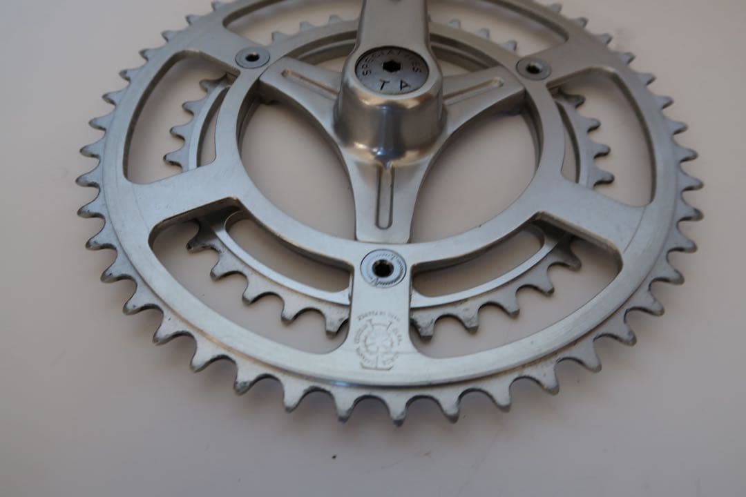 TAクランク155mm48T/36Tダブルとトリプル用44T セット　未走行美品