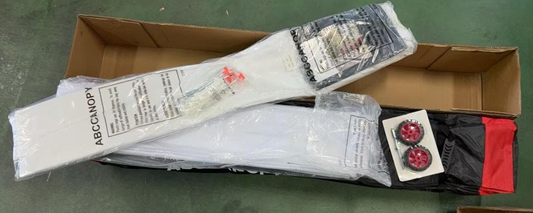 ABCCANOPY タープテント 3mx3m 横幕4枚 大型テント 6-8人用