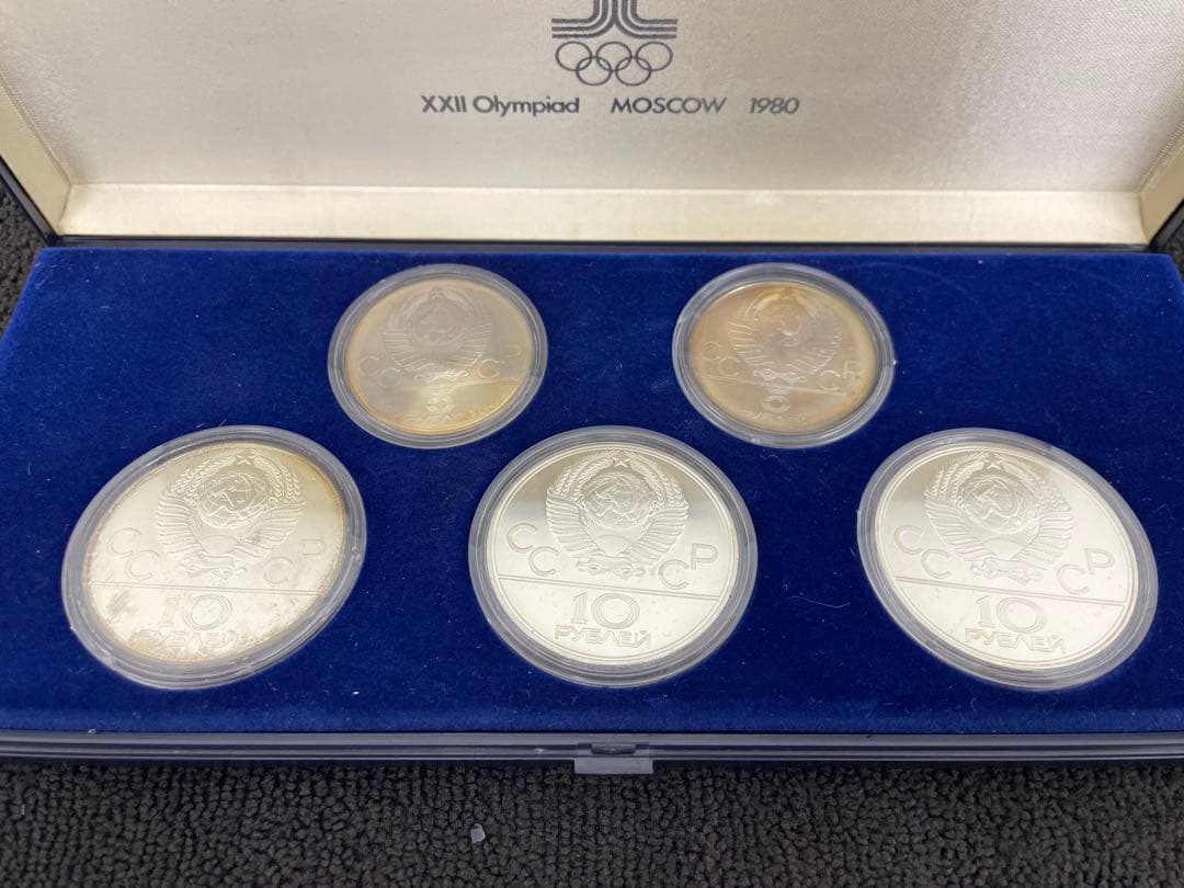 R*a様 モスクワオリンピック 1980年 プルーフ セット 5枚 記念銀貨
