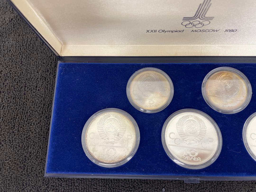 R*a様 モスクワオリンピック 1980年 プルーフ セット 5枚 記念銀貨