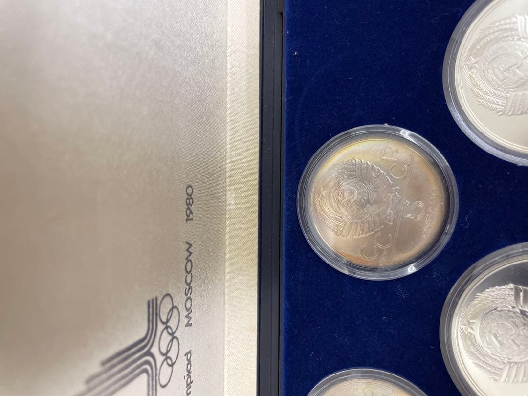 R*a様 モスクワオリンピック 1980年 プルーフ セット 5枚 記念銀貨