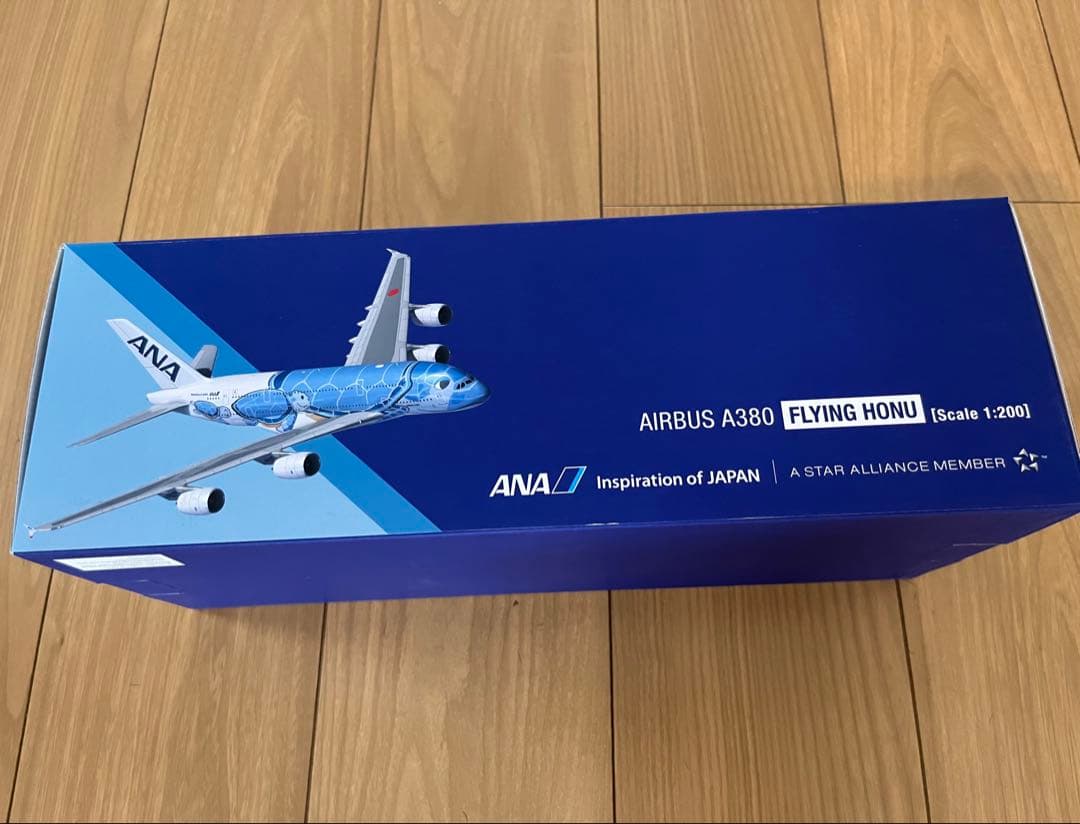 航空機・ヘリコプター ANA AIRBUS A380 Flying Honu 1/200