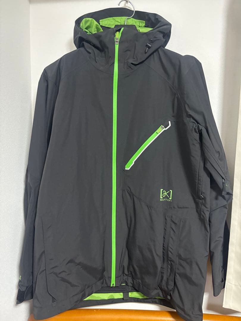 Burton [ak] スノーボードジャケット ブラック グリーン XL