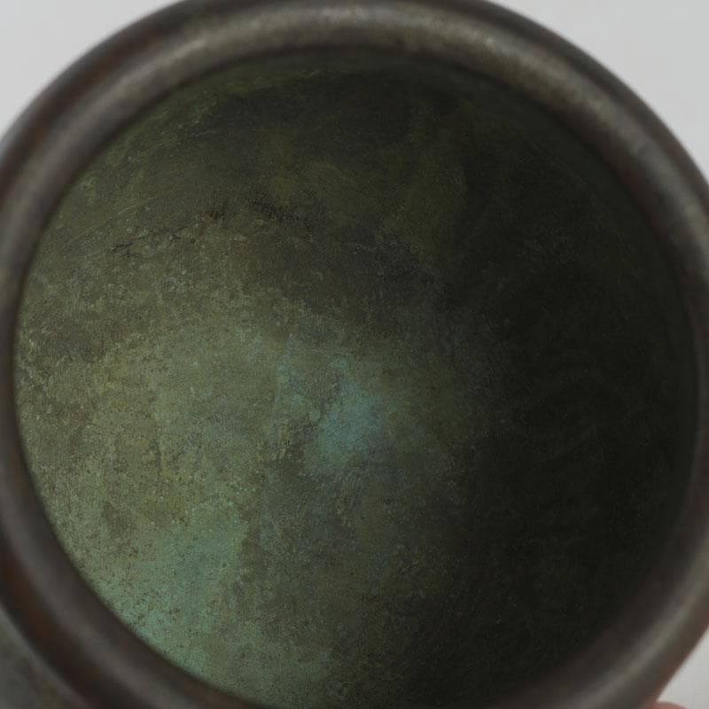 中国　古銅宣徳銅　香炉　在銘　C　8601