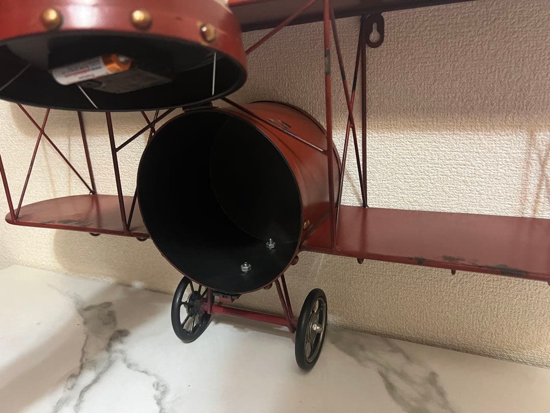 飛行機型壁掛け時計