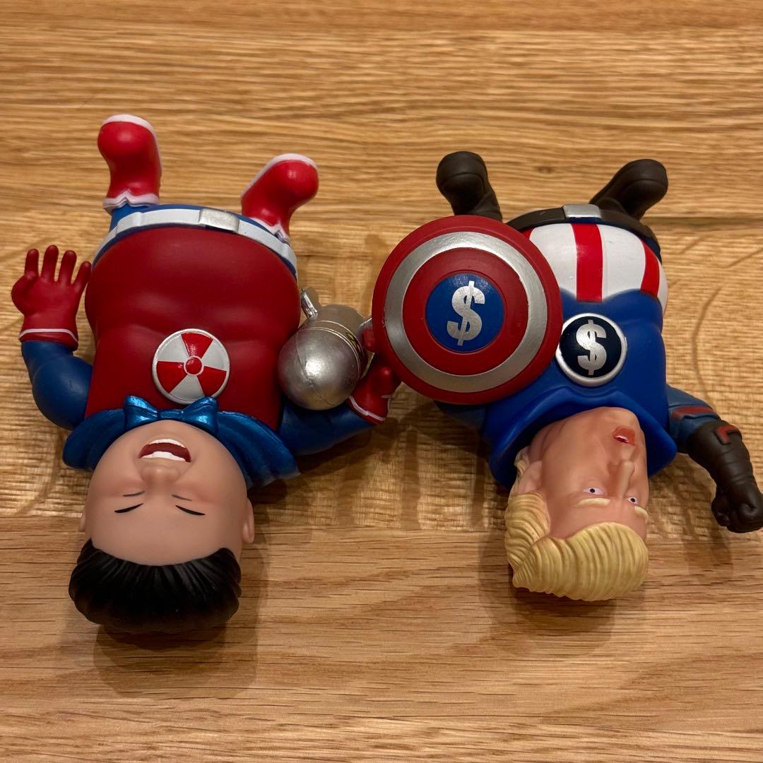 金正恩　ドナルドトランプ フィギュア 約10cm