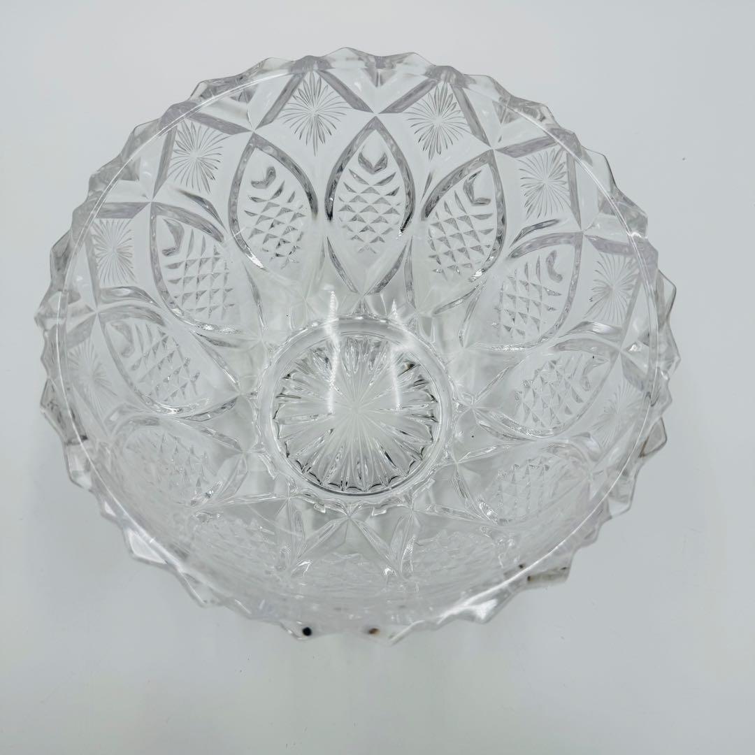 【水崎長寿　義山水指　ガラス　茶道具　共箱】董ギヤマン　アンティーク　インテリア