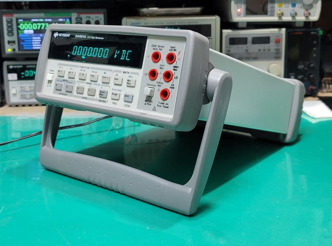 ②KEYSIGHT/HP 34401A 6.5桁 デジタルマルチメーター整備品
