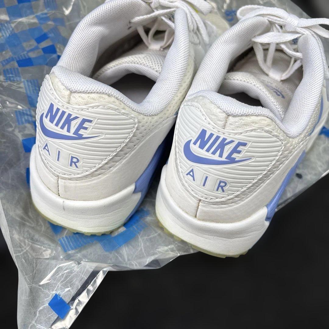 美品ナイキエアマックス90Gゴルフシューズ27.5センチスパイクレス人気カラー