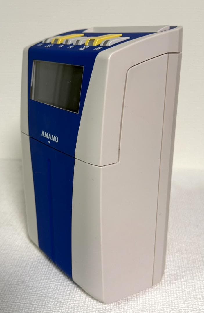 【美品】アマノタイムレコーダー　CRX-200 ブルー