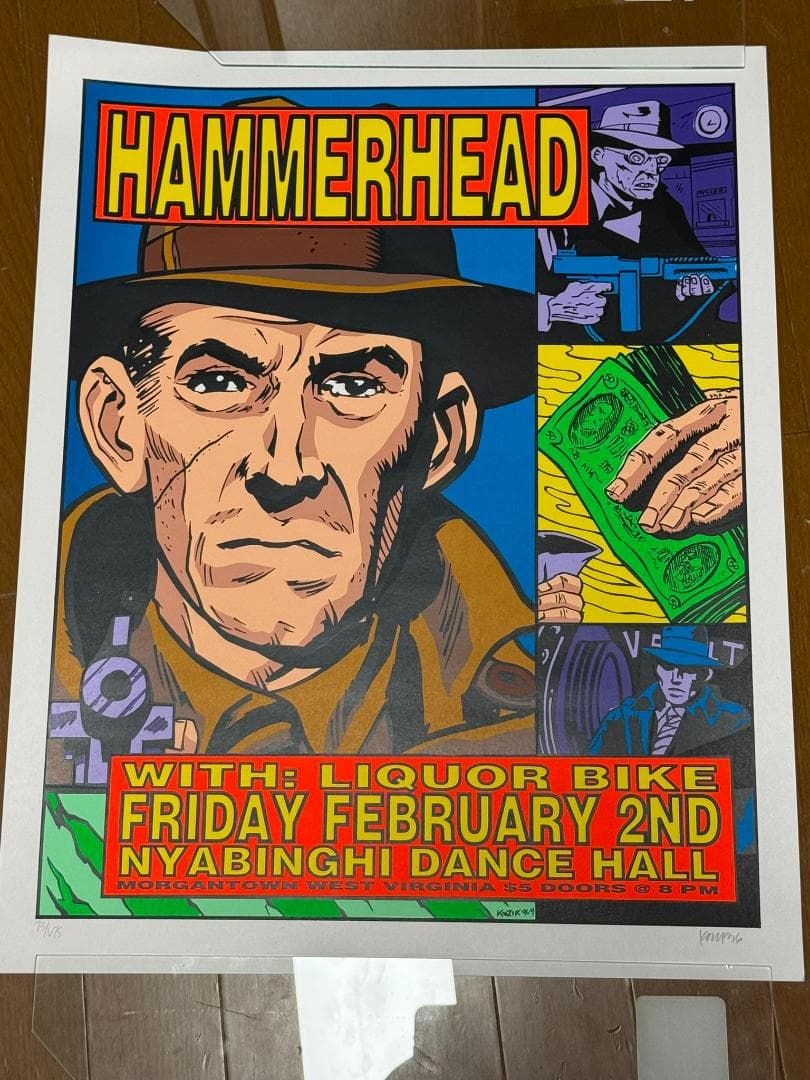 KOZIK 96年 ☆限定675シルクスクリーンポスター☆Hammerhead