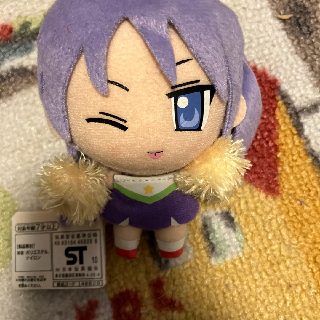 希少　らき☆すた ボールチェーン付き ぬいぐるみ　柊つかさ　柊かがみ　泉こなた