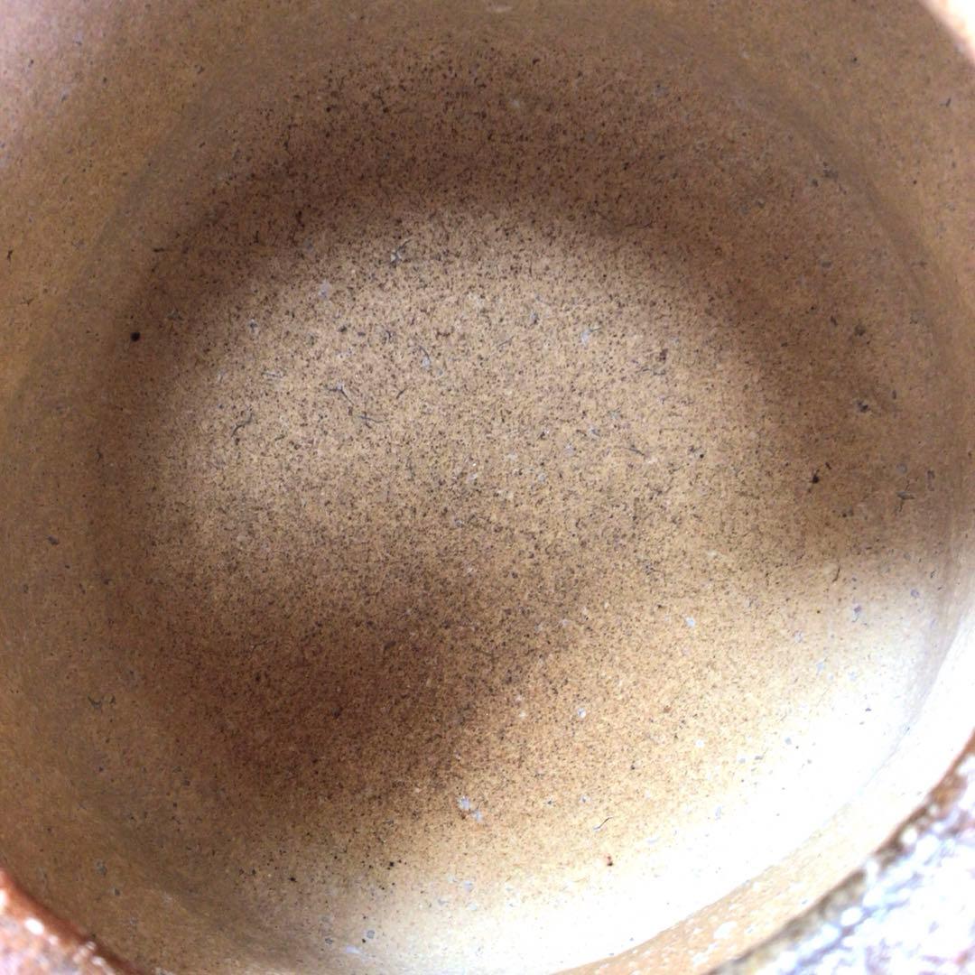 Ｒ６５４　水指　『信楽焼』『上田光春造』『表千家　堀内宗心（兼中斎）箱書』　共箱