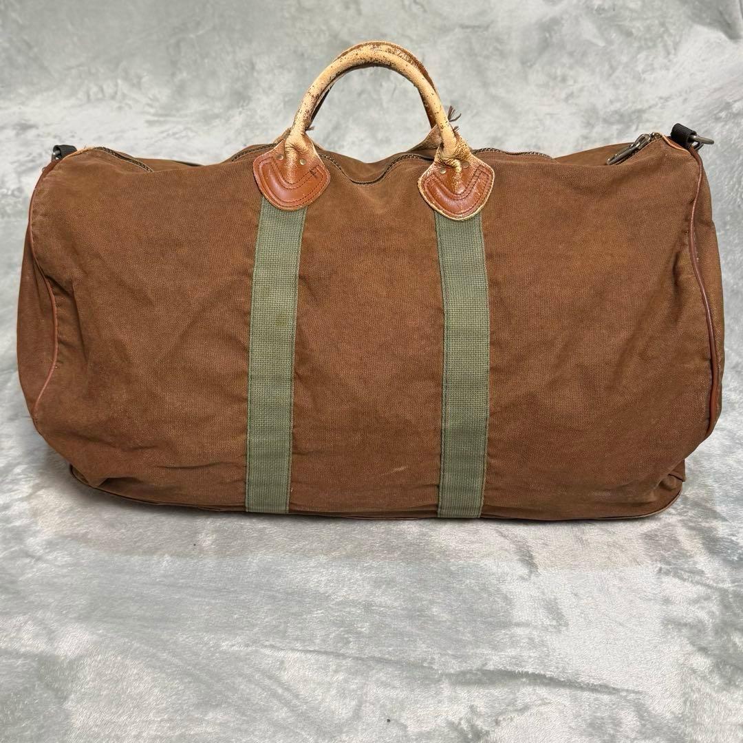 80s L.L.Bean エルエルビーン レザー キャンバス ダッフルバッグ