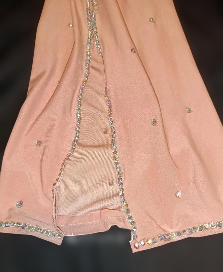 【新品】エジプト製ベリーダンス用サイーディ&バラディピンクセットアップ