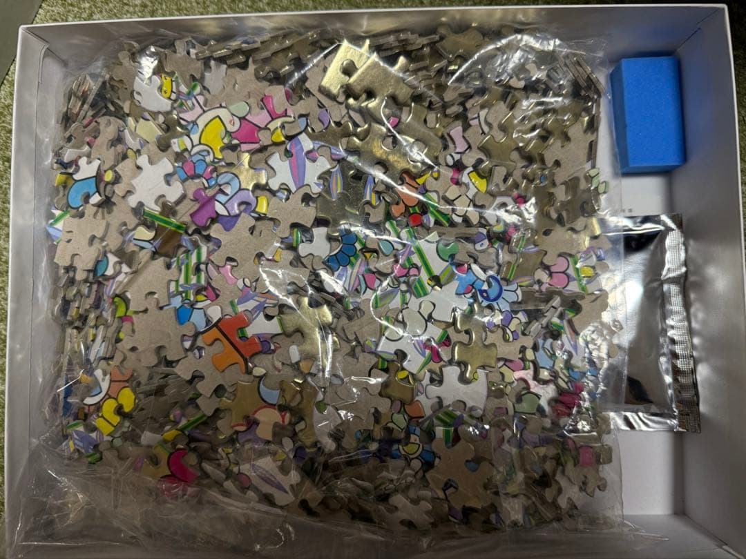 [開封済] 村上隆　もののけ京都 ジグソーパズル フラワー カイカイキキ