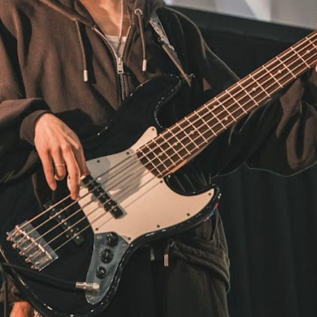 【5連ペグ】【アルダー】Squier affinity Jazz Bass V