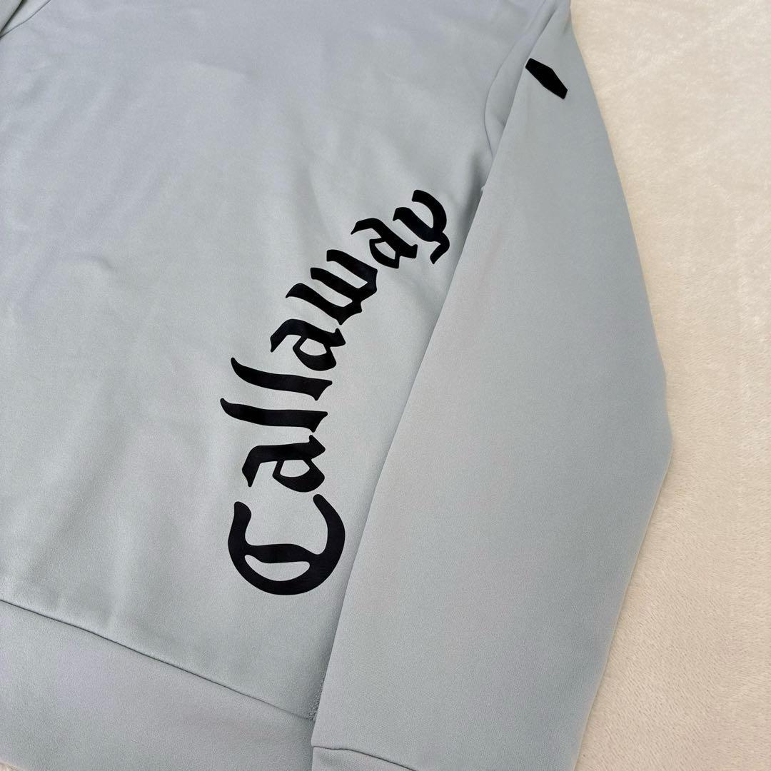 callaway キャロウェイ メンズ 裏起毛 長袖 フーディー　アーチロゴ　M