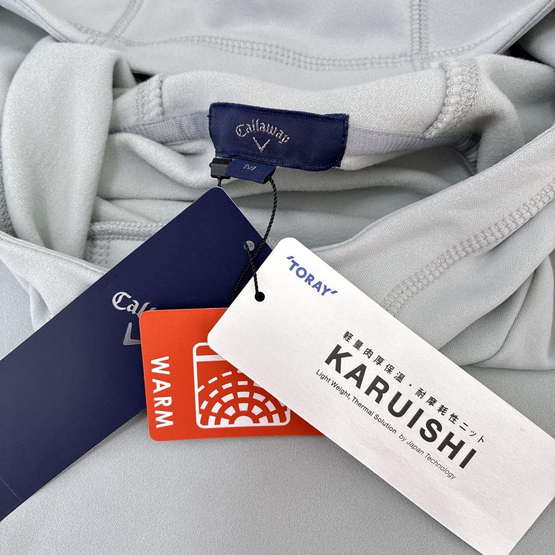 callaway キャロウェイ メンズ 裏起毛 長袖 フーディー　アーチロゴ　M