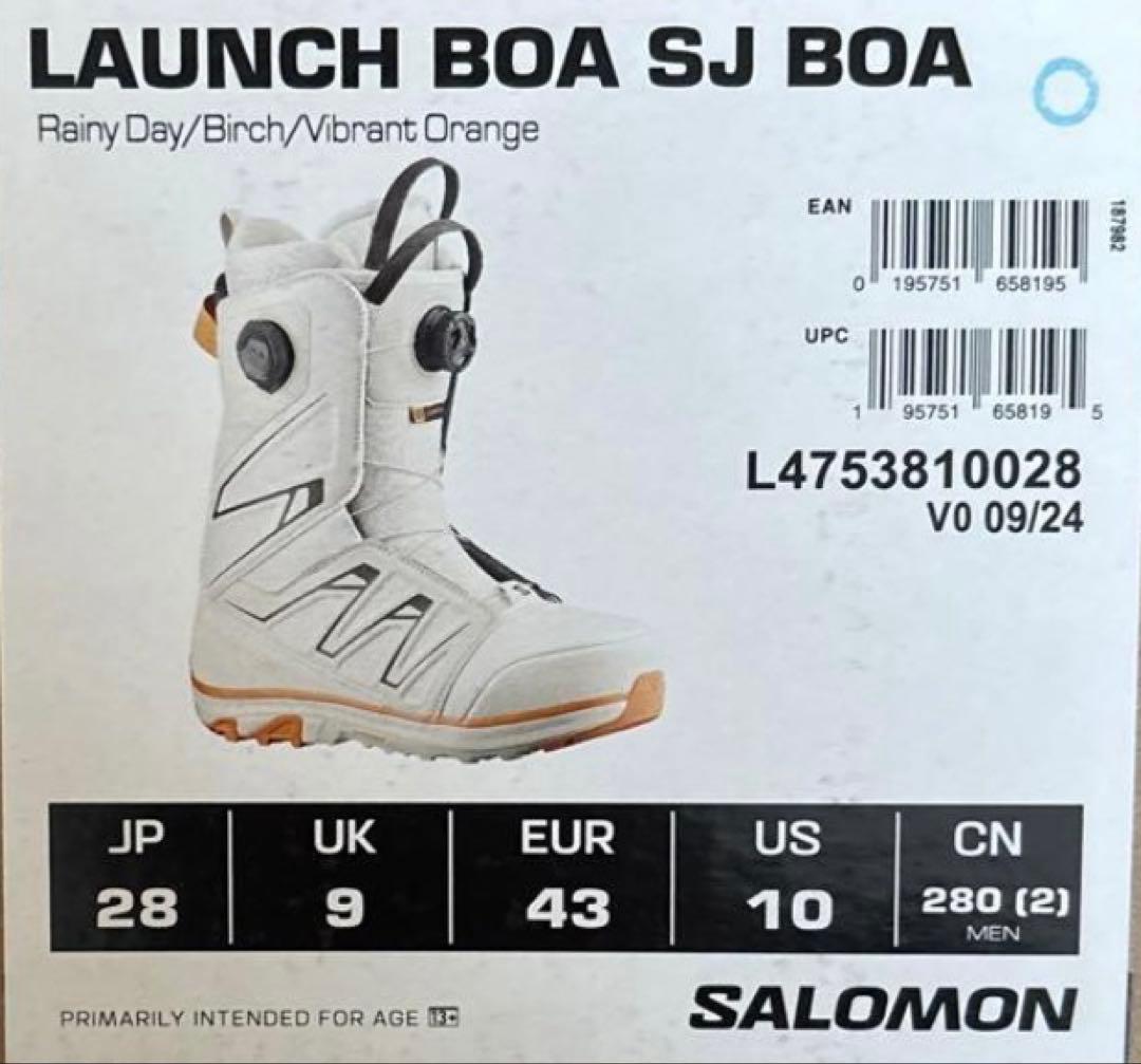 SALOMON LAUNCH BOA SJ BOA 28cm 美品